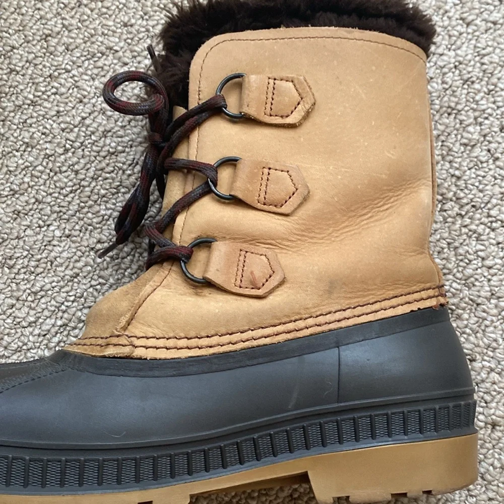 Sorrel‎ Badger Winter Boots Men's size 6/ Women's size 8.